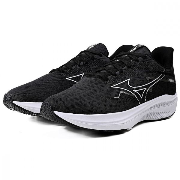 Mizuno Wave Rider 27 (Preto/Branco)