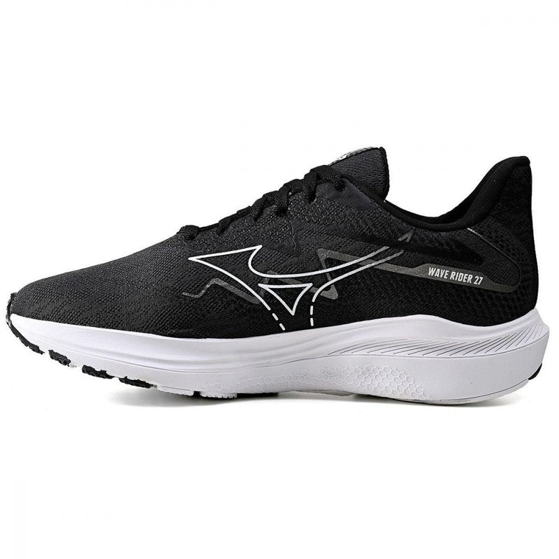 Mizuno Wave Rider 27 (Preto/Branco)