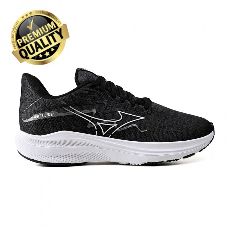 Mizuno Wave Rider 27 (Preto/Branco)